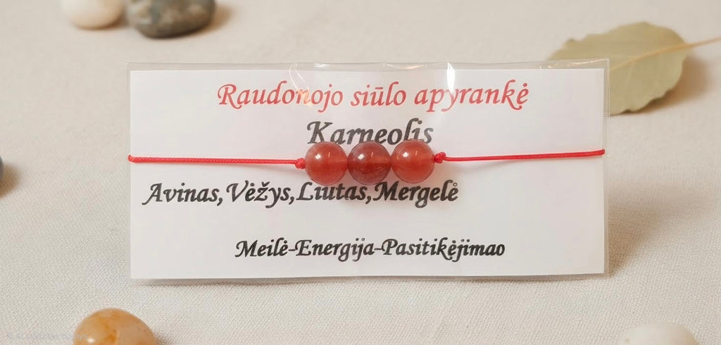 Karneolio akmuo