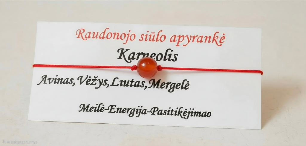 Karneolio akmuo